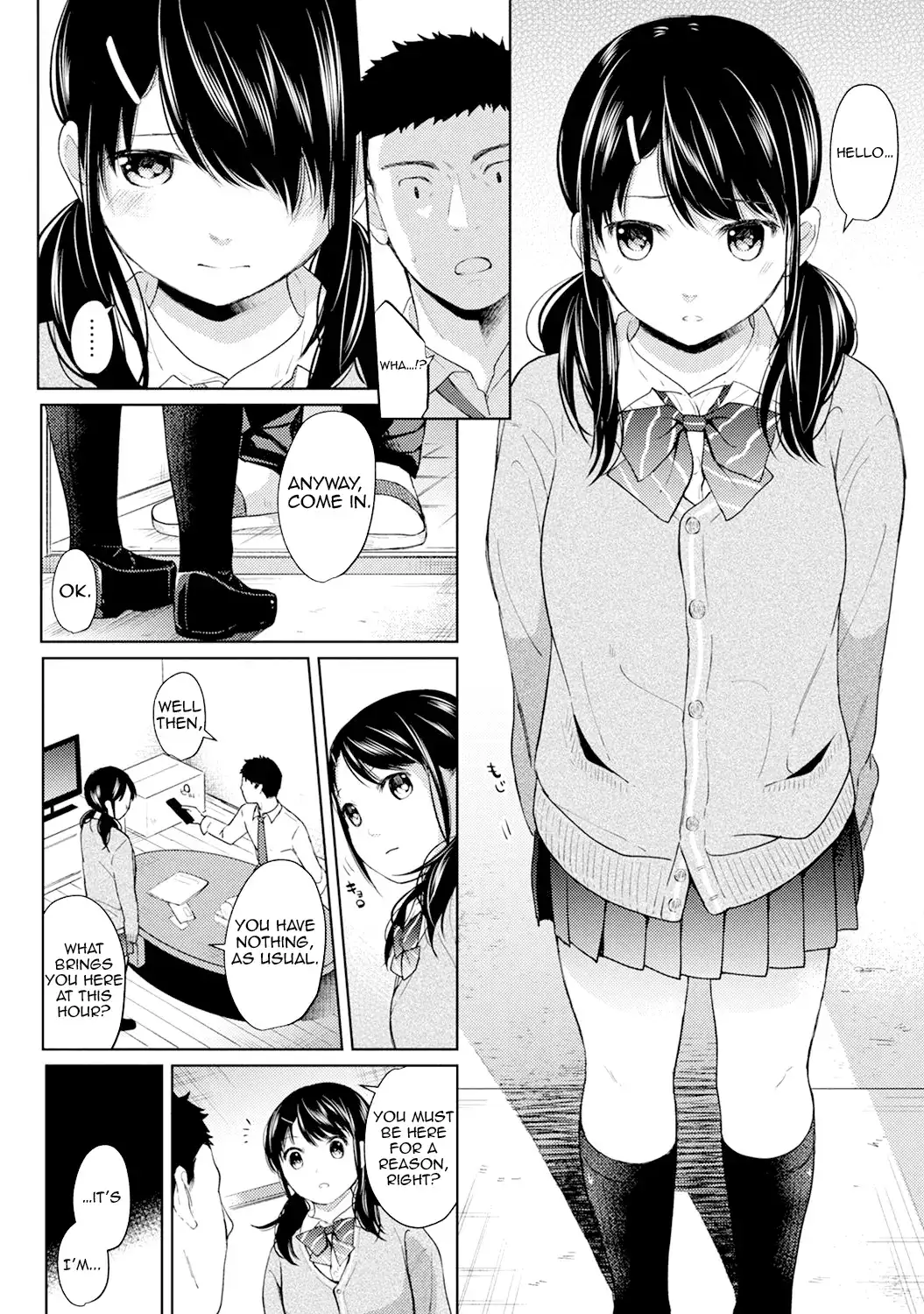 1LDK JK Ikinari Doukyo? Micchaku!? Hatsu Ecchi!!? Chapter 5 Page 7