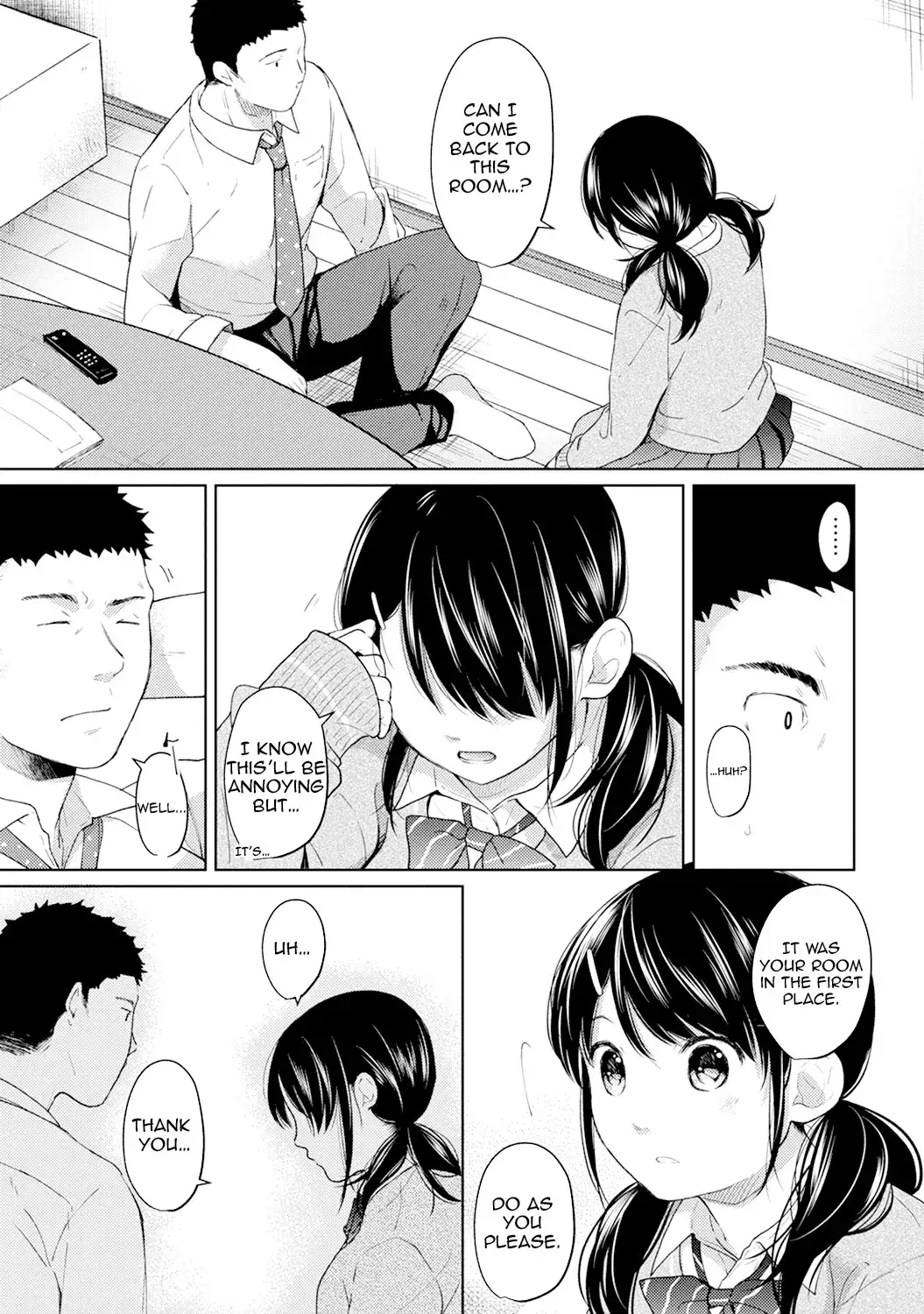 1LDK JK Ikinari Doukyo? Micchaku!? Hatsu Ecchi!!? Chapter 5 Page 8