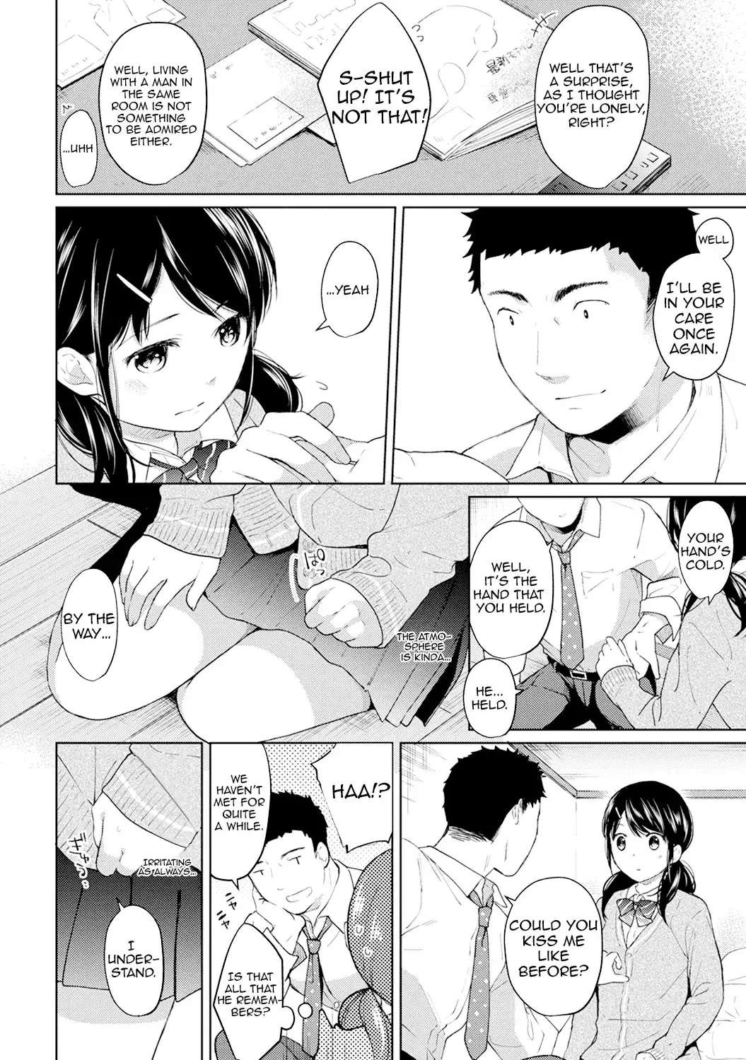 1LDK JK Ikinari Doukyo? Micchaku!? Hatsu Ecchi!!? Chapter 5 Page 9