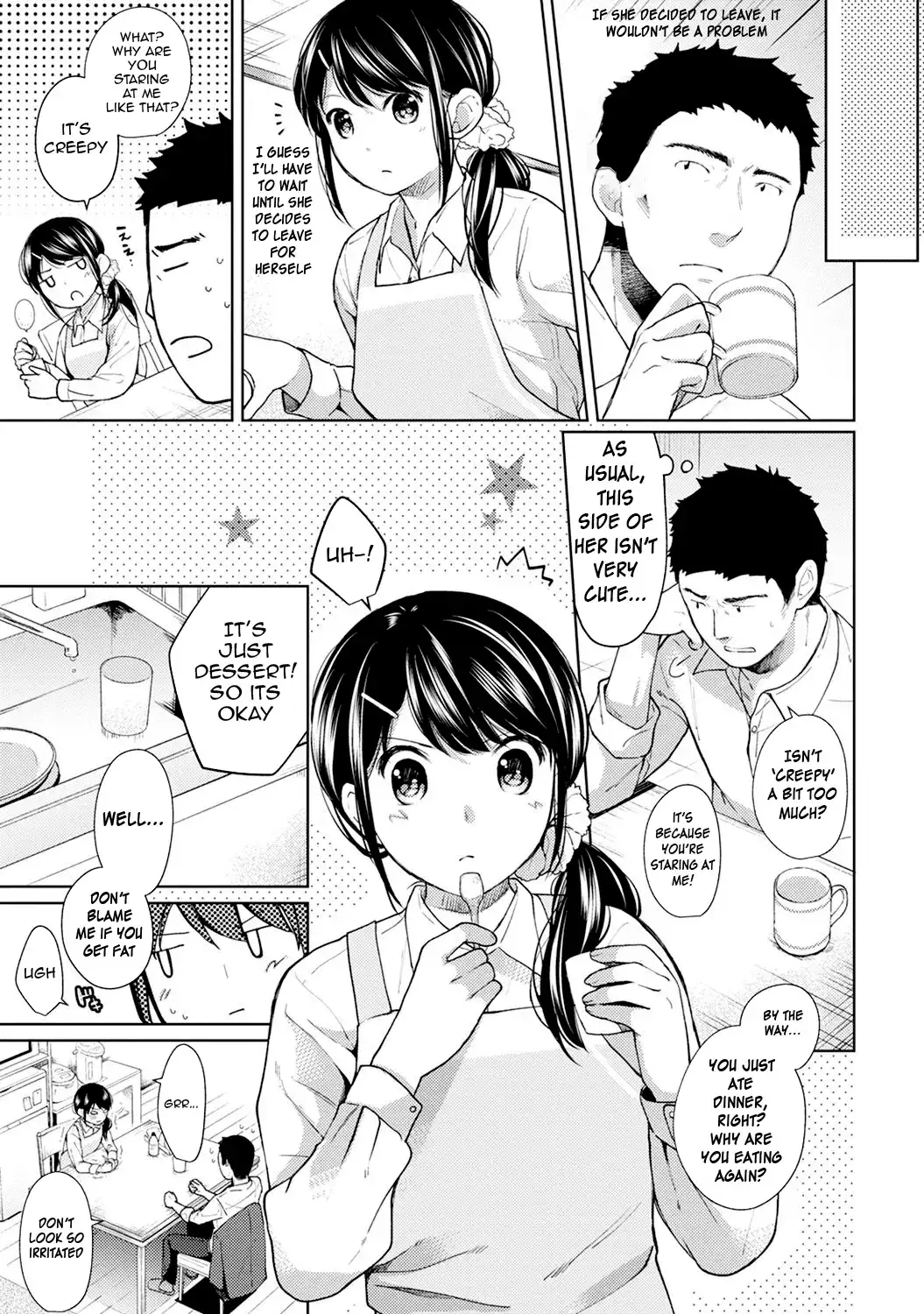 1LDK JK Ikinari Doukyo? Micchaku!? Hatsu Ecchi!!? Chapter 7 Page 4