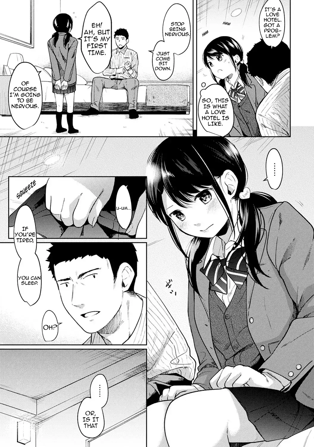 1LDK JK Ikinari Doukyo? Micchaku!? Hatsu Ecchi!!? Chapter 8 Page 12