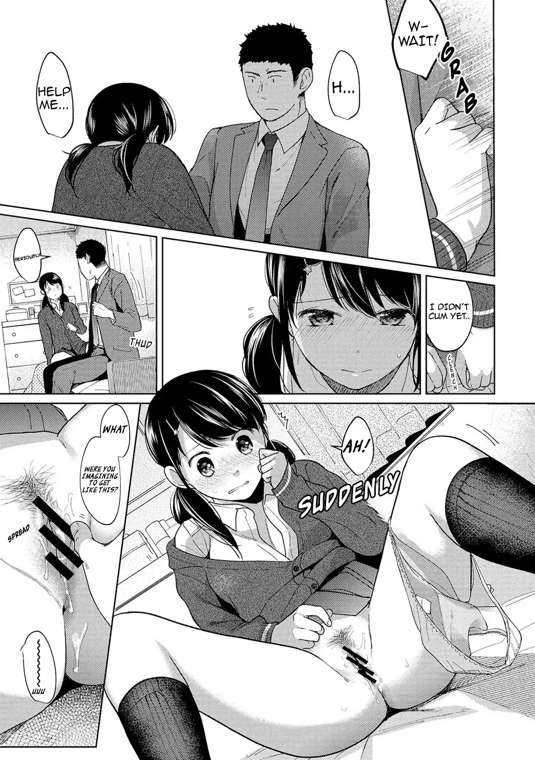 1LDK JK Ikinari Doukyo? Micchaku!? Hatsu Ecchi!!? Chapter 9 Page 12