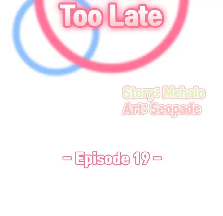 Never Too Late Chapter 19 Page 29