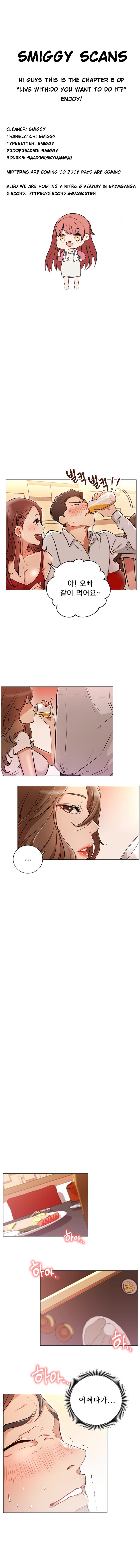 Live With : Do You Want To Do It? Chapter 5 Page 1