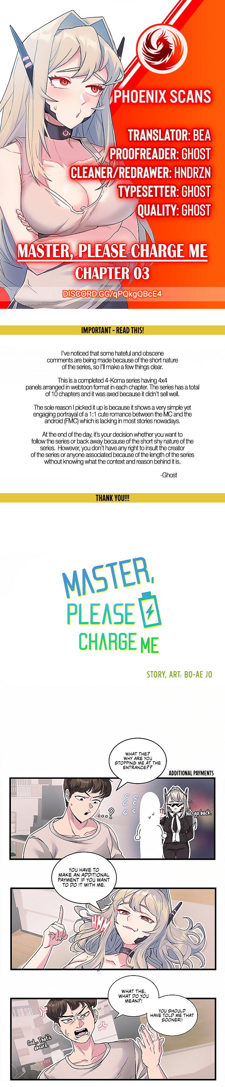 Master, Please Charge Me Chapter 3 Page 1