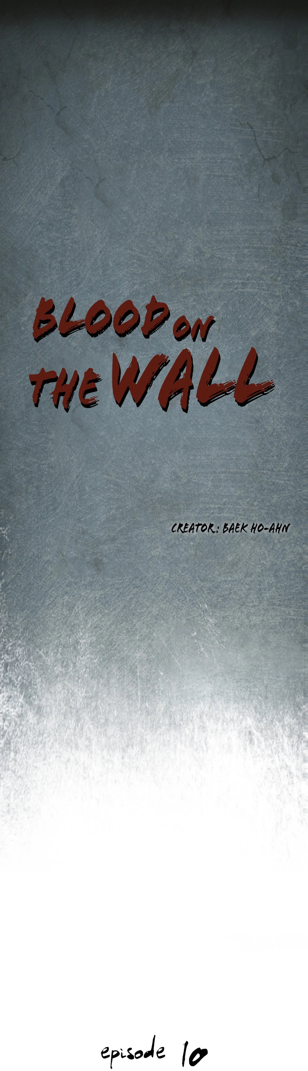 Blood on the wall Chapter 10 Page 1