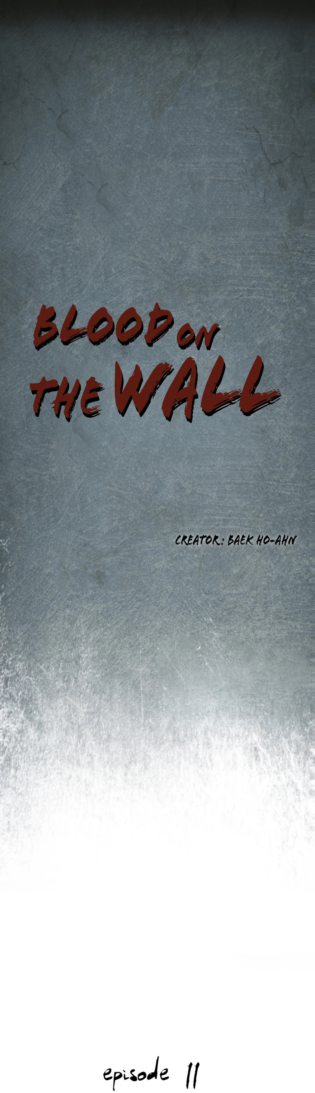 Blood on the wall Chapter 11 Page 1