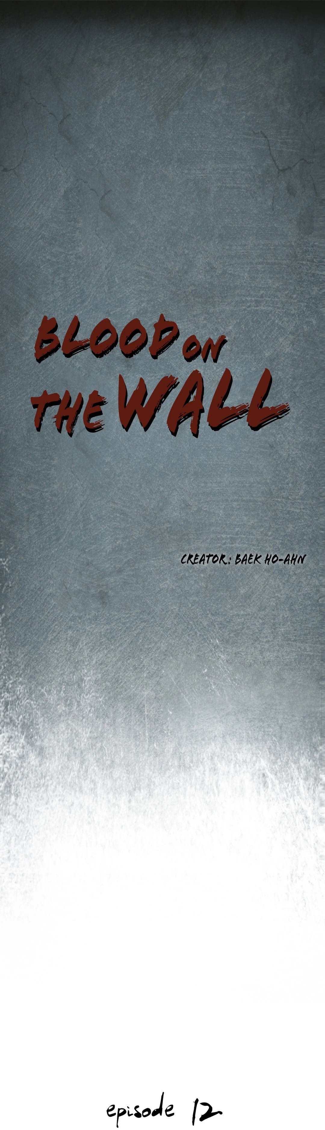 Blood on the wall Chapter 12 Page 1