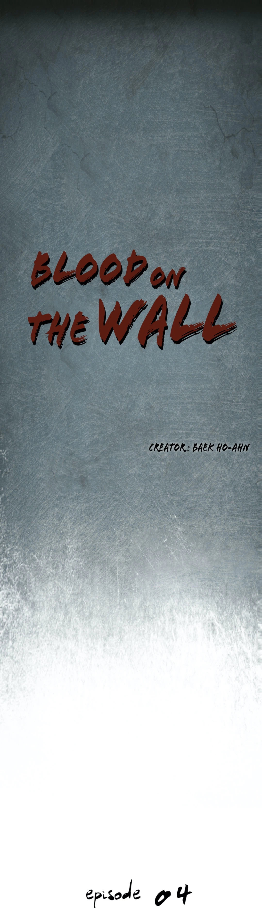 Blood on the wall Chapter 4 Page 1