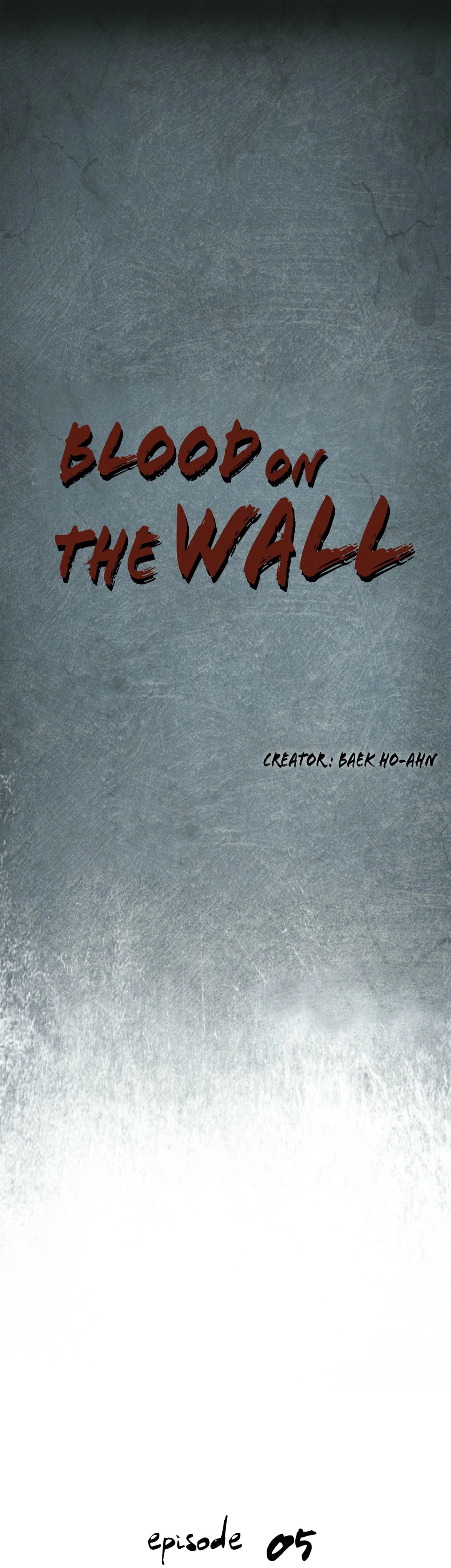 Blood on the wall Chapter 5 Page 1