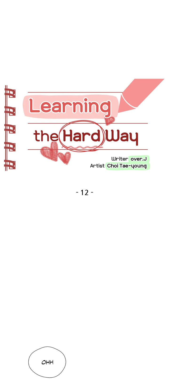 Learning The Hard Way Chapter 12 Page 1