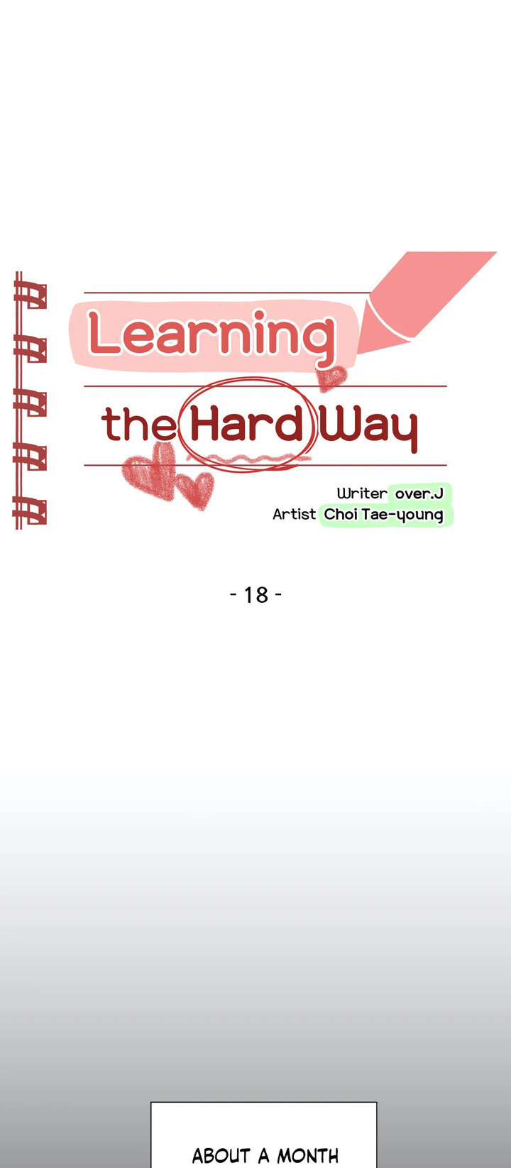 Learning The Hard Way Chapter 18 Page 1