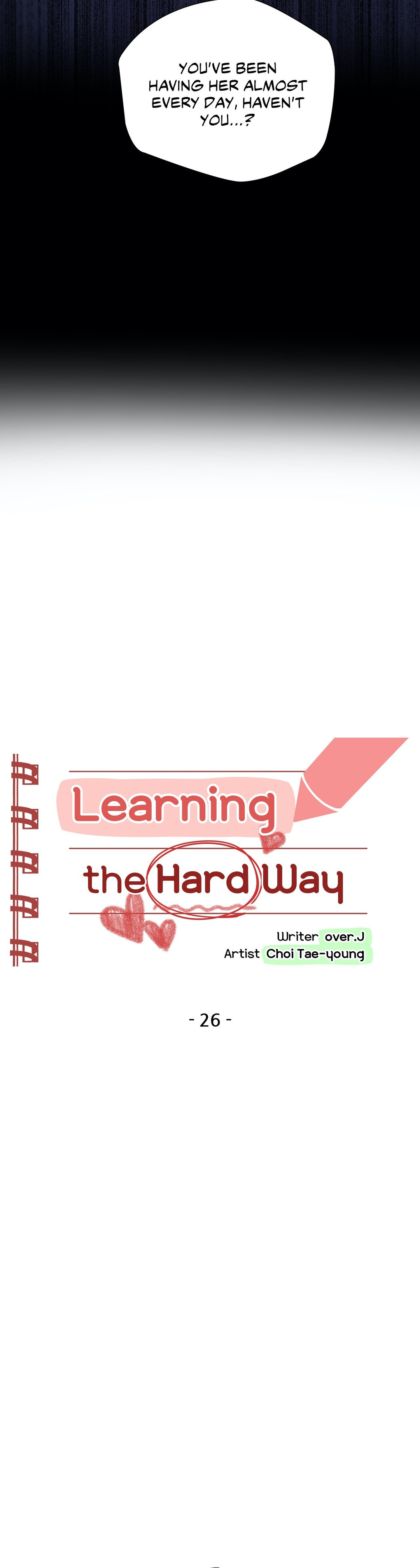 Learning The Hard Way Chapter 26 Page 2
