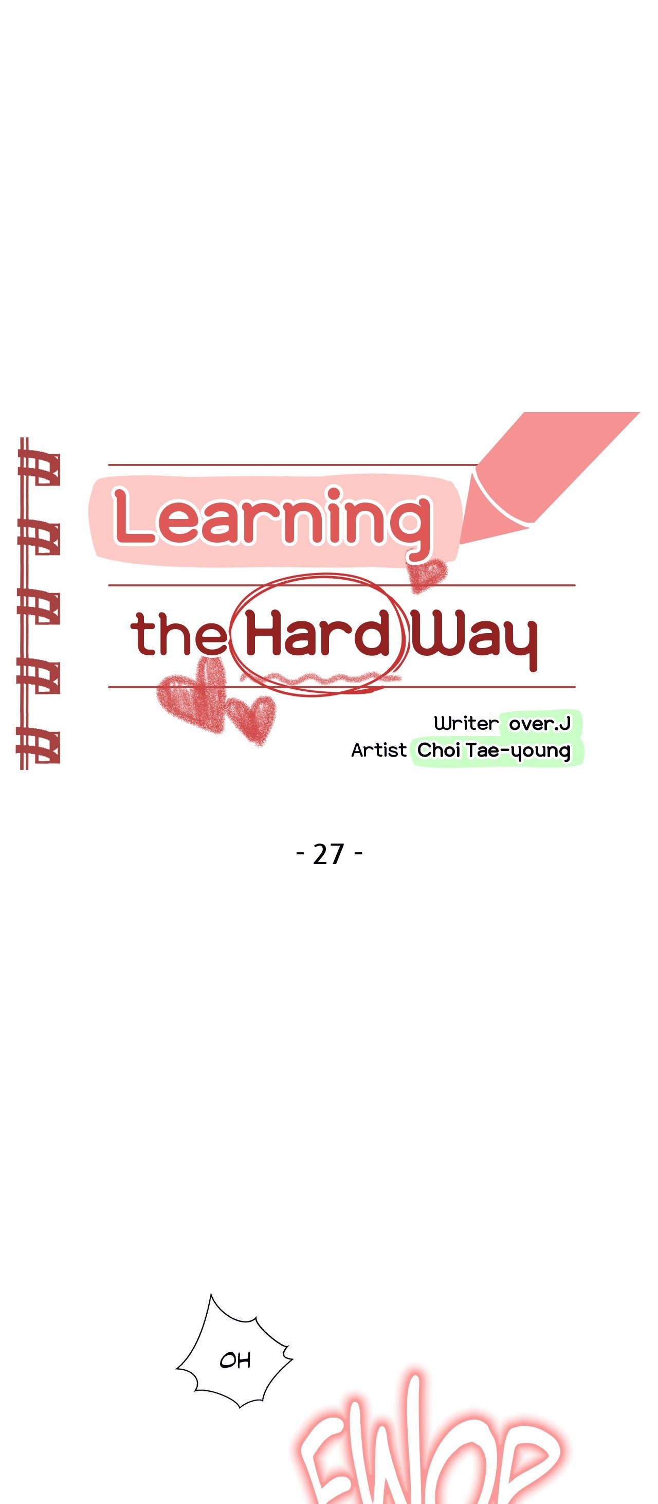 Learning The Hard Way Chapter 27 Page 1