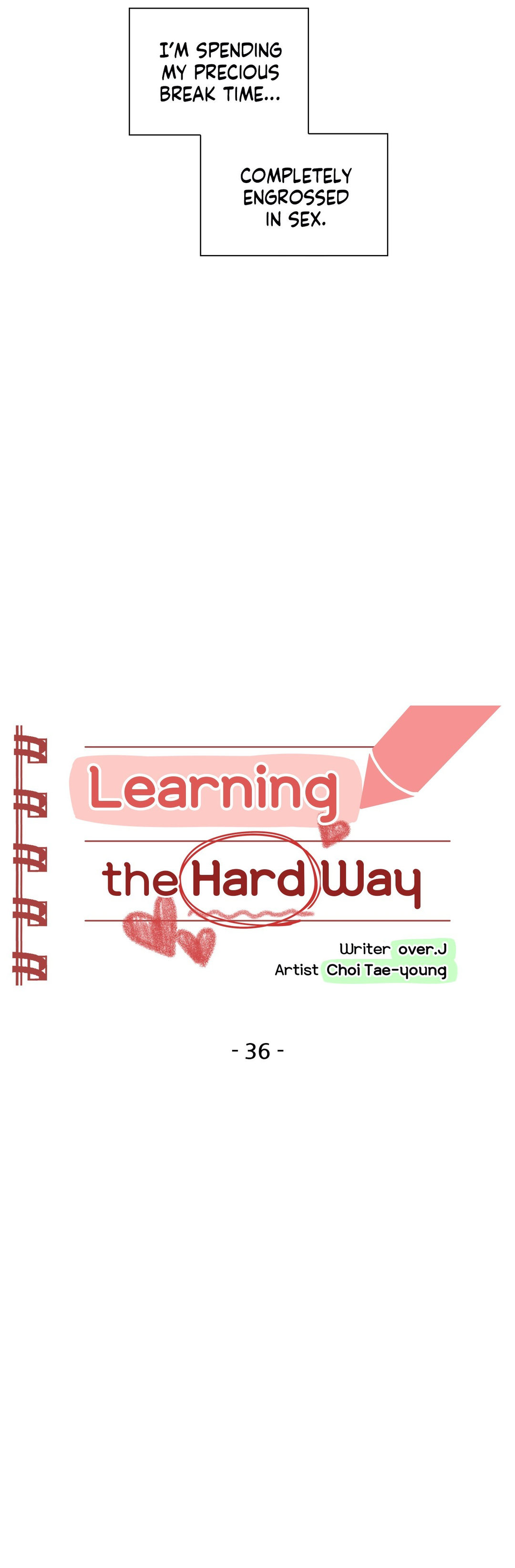 Learning The Hard Way Chapter 36 Page 9