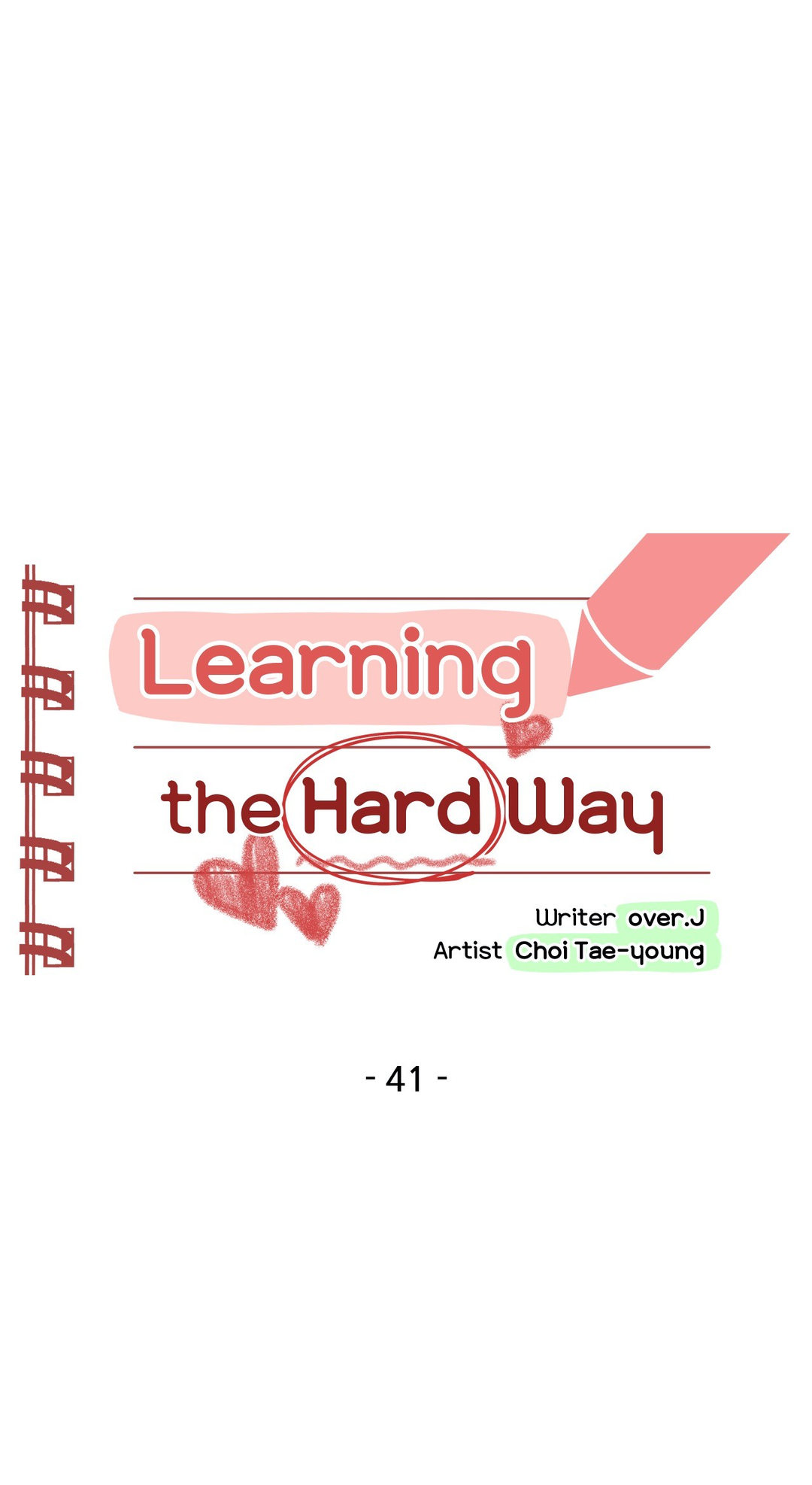 Learning The Hard Way Chapter 41 Page 1