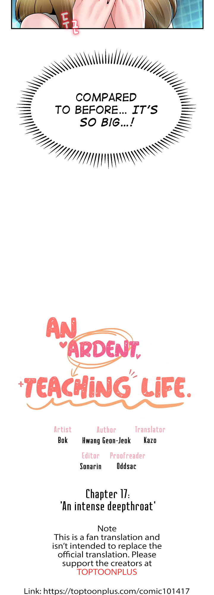 An Ardent Teaching Life Chapter 17 Page 3