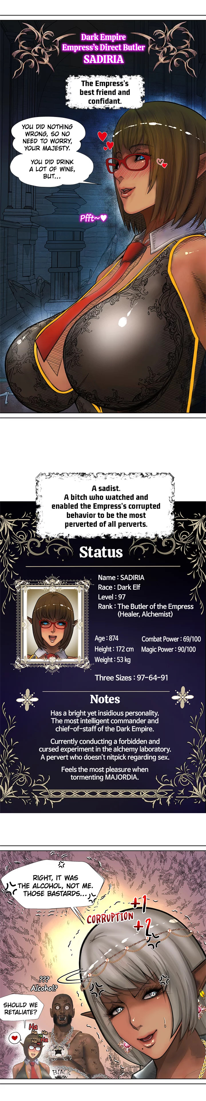 The DARK ELF QUEEN and the SLAVE ORC Chapter 1 Page 5