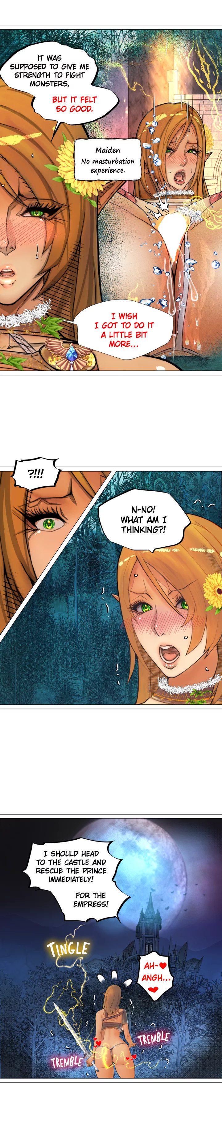 The DARK ELF QUEEN and the SLAVE ORC Chapter 10 Page 5