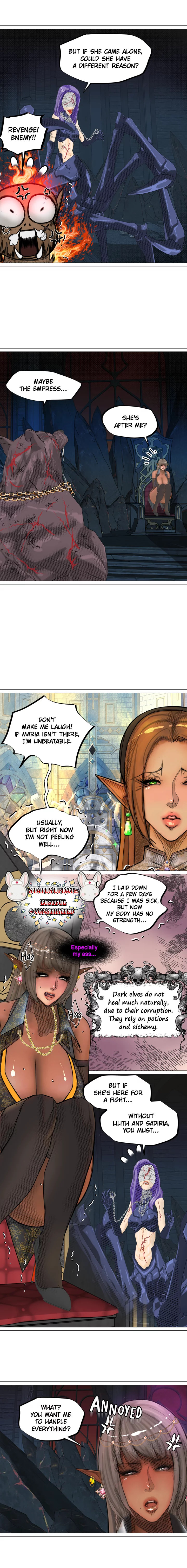 The DARK ELF QUEEN and the SLAVE ORC Chapter 10 Page 7