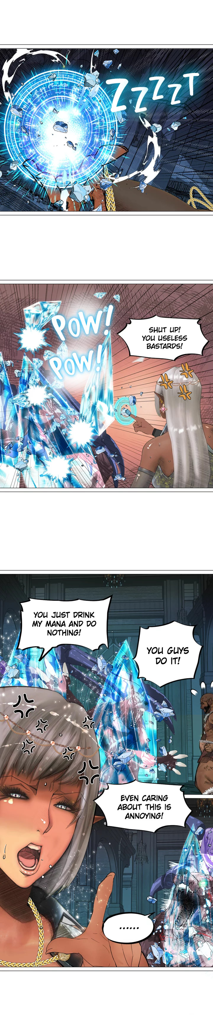 The DARK ELF QUEEN and the SLAVE ORC Chapter 10 Page 8