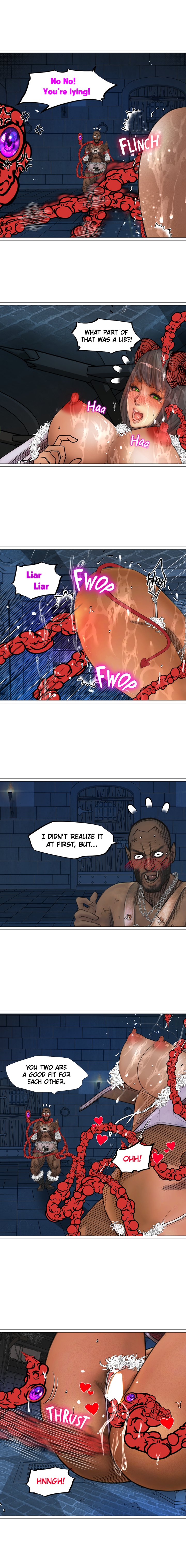 The DARK ELF QUEEN and the SLAVE ORC Chapter 12 Page 10