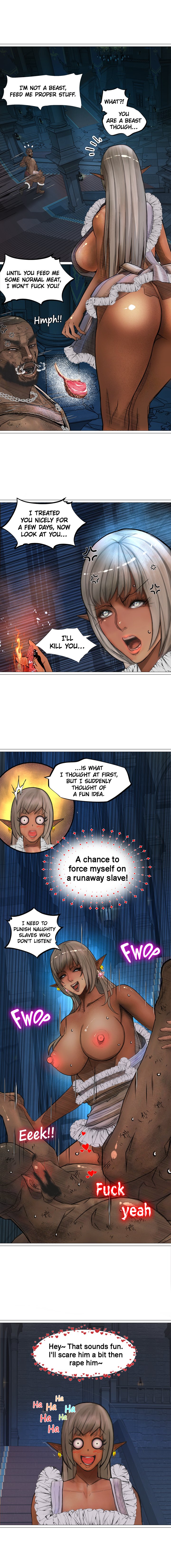 The DARK ELF QUEEN and the SLAVE ORC Chapter 12 Page 5