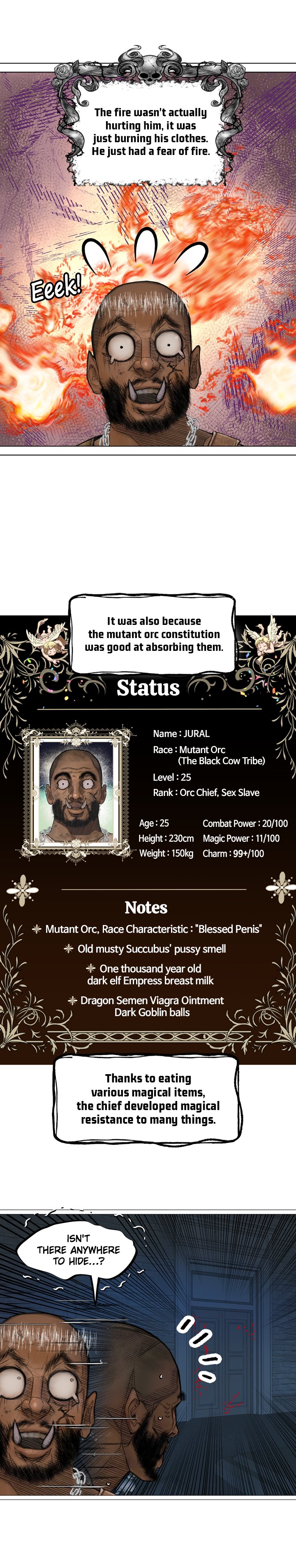 The DARK ELF QUEEN and the SLAVE ORC Chapter 12 Page 7