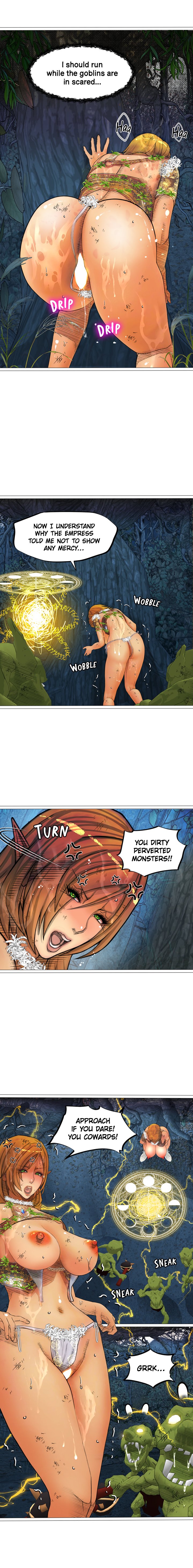 The DARK ELF QUEEN and the SLAVE ORC Chapter 13 Page 7