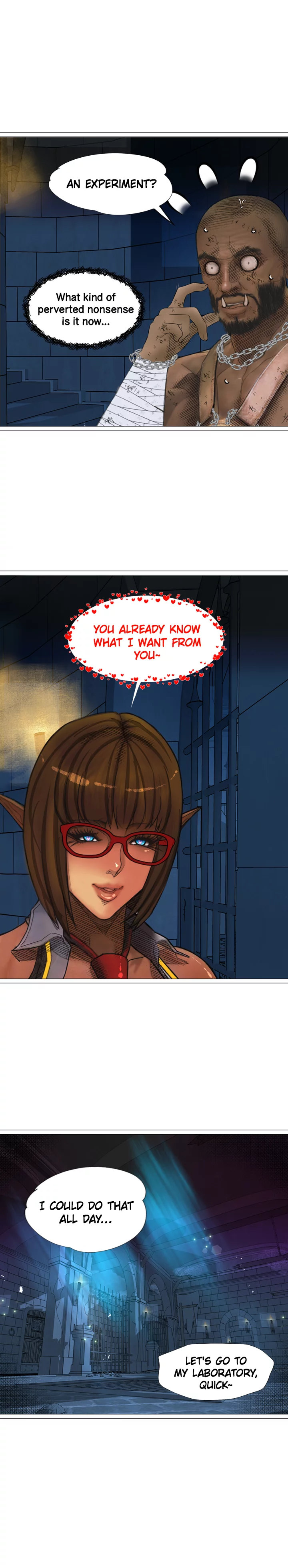 The DARK ELF QUEEN and the SLAVE ORC Chapter 15 Page 15