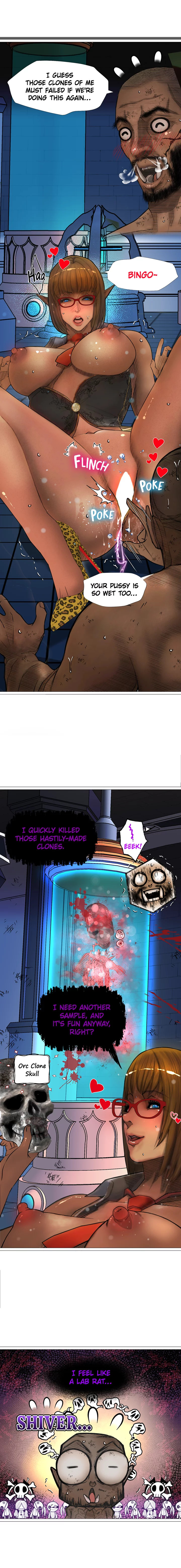 The DARK ELF QUEEN and the SLAVE ORC Chapter 15 Page 17
