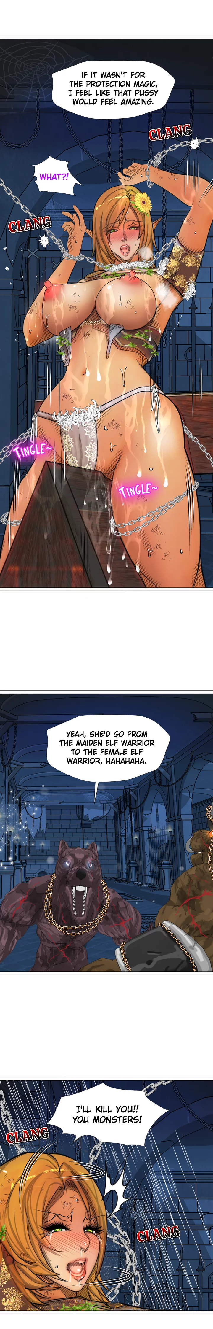 The DARK ELF QUEEN and the SLAVE ORC Chapter 15 Page 8
