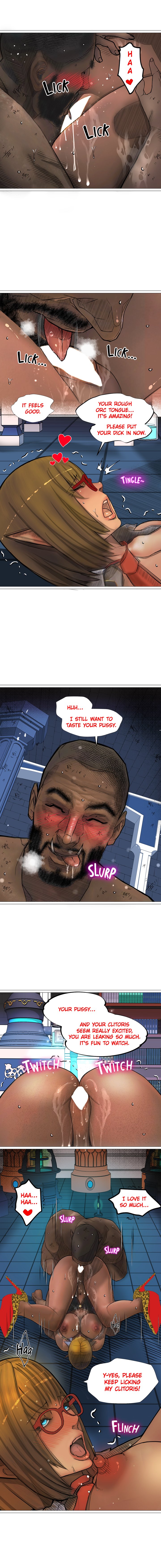 The DARK ELF QUEEN and the SLAVE ORC Chapter 16 Page 5