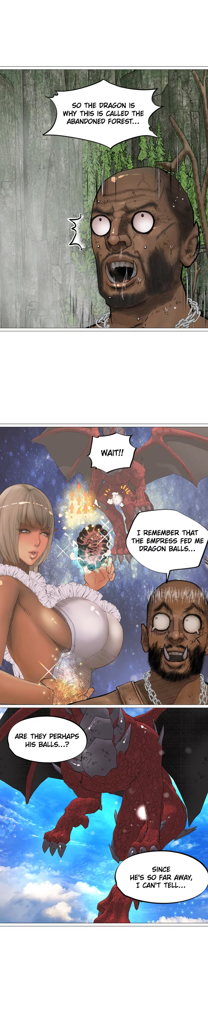The DARK ELF QUEEN and the SLAVE ORC Chapter 17 Page 11