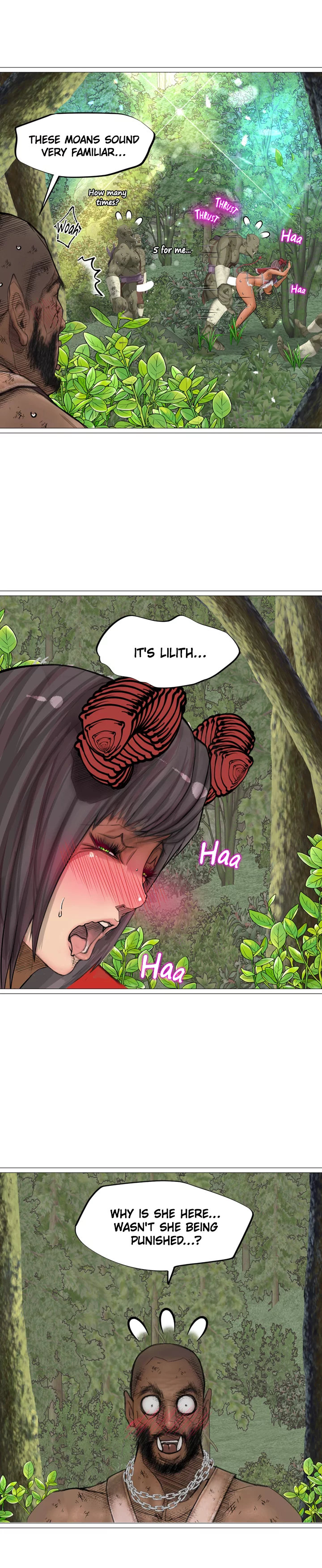 The DARK ELF QUEEN and the SLAVE ORC Chapter 17 Page 13