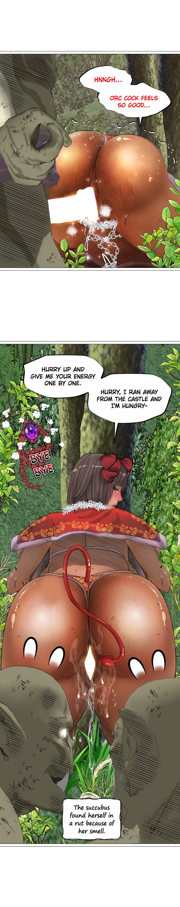 The DARK ELF QUEEN and the SLAVE ORC Chapter 17 Page 14