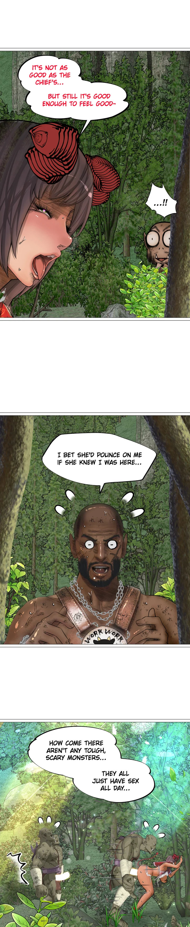 The DARK ELF QUEEN and the SLAVE ORC Chapter 17 Page 16