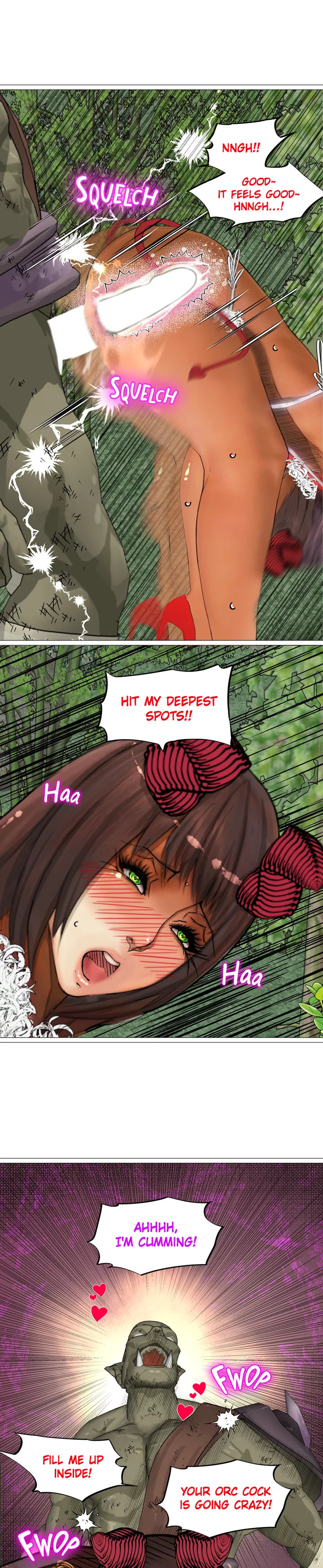 The DARK ELF QUEEN and the SLAVE ORC Chapter 17 Page 18
