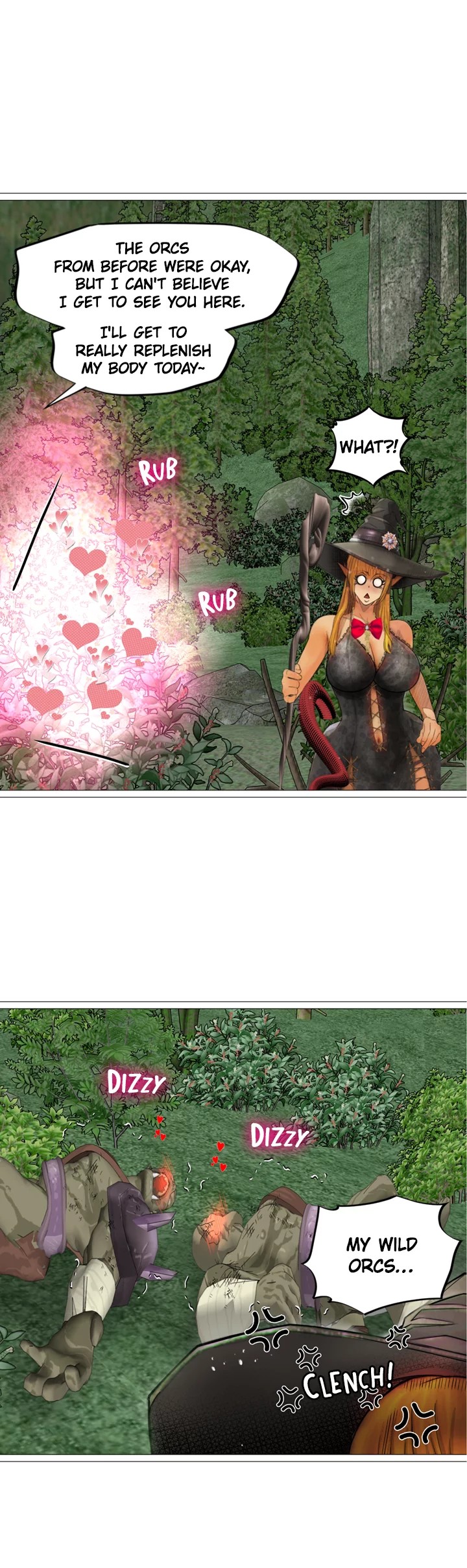 The DARK ELF QUEEN and the SLAVE ORC Chapter 18 Page 12