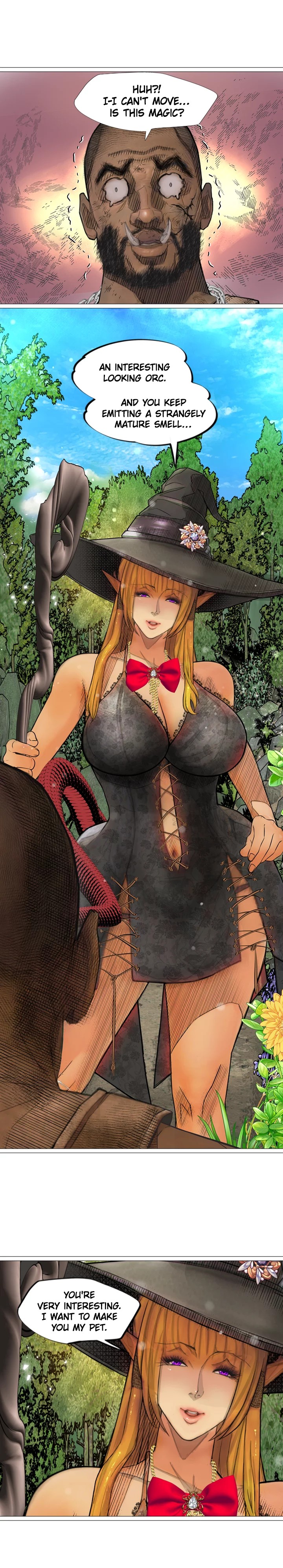 The DARK ELF QUEEN and the SLAVE ORC Chapter 18 Page 2
