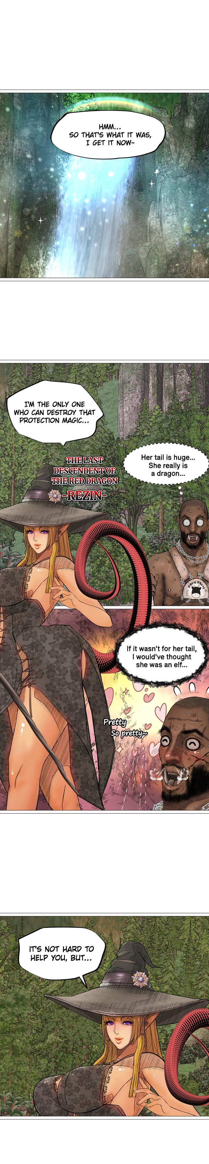 The DARK ELF QUEEN and the SLAVE ORC Chapter 18 Page 4