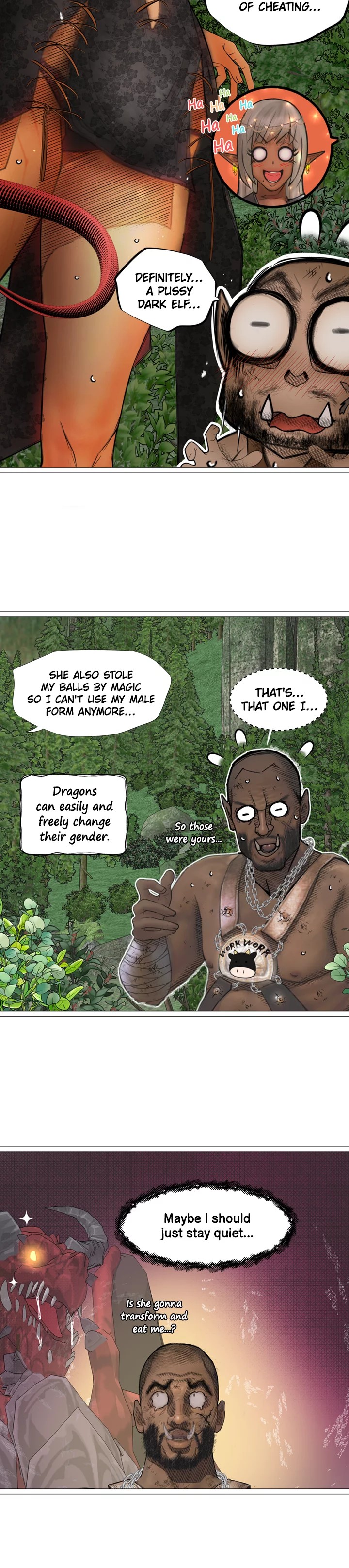 The DARK ELF QUEEN and the SLAVE ORC Chapter 18 Page 6