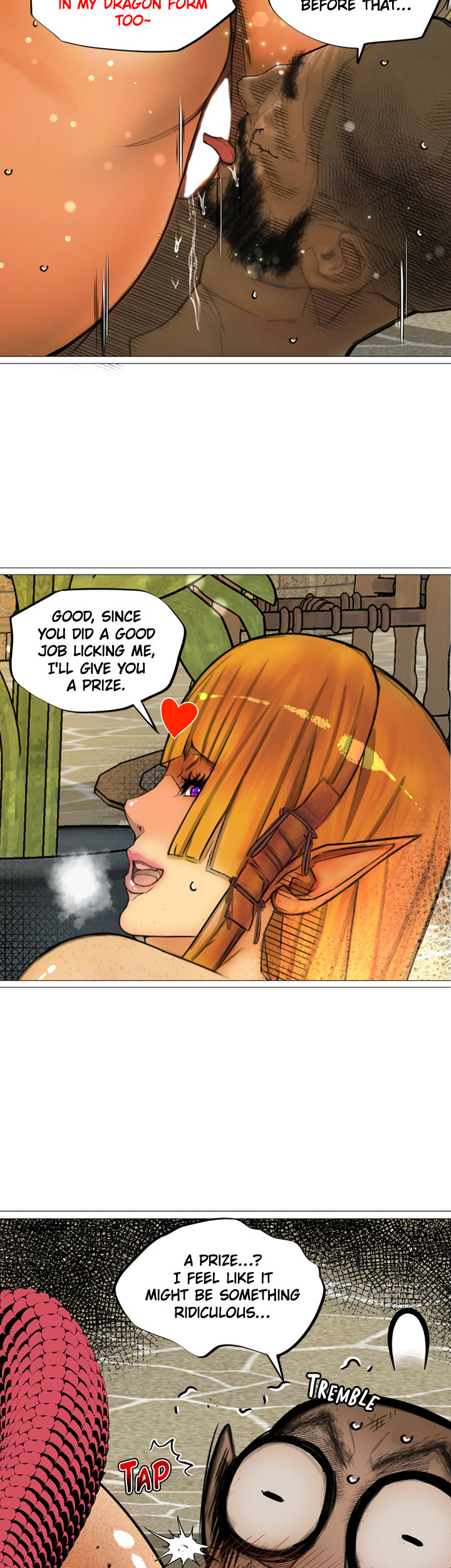 The DARK ELF QUEEN and the SLAVE ORC Chapter 19 Page 15