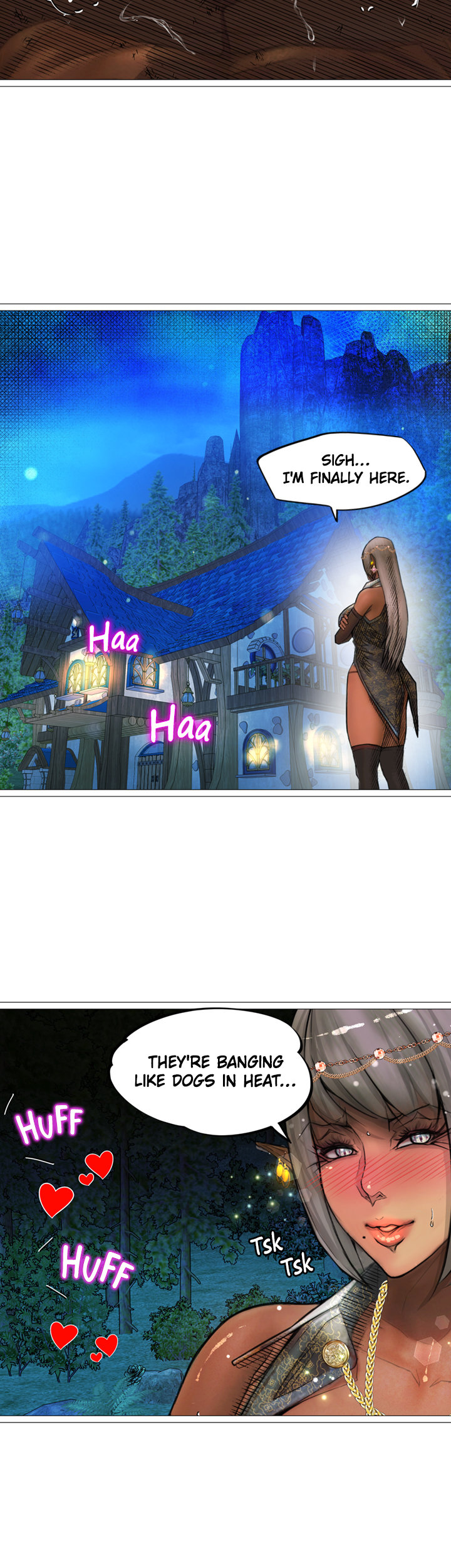 The DARK ELF QUEEN and the SLAVE ORC Chapter 19 Page 21