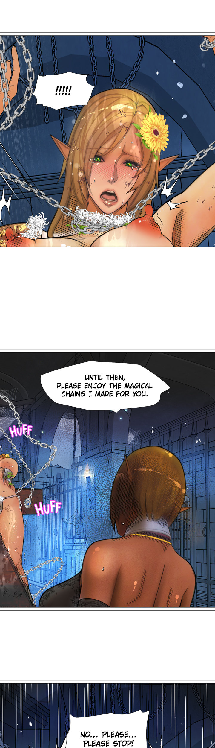 The DARK ELF QUEEN and the SLAVE ORC Chapter 19 Page 36