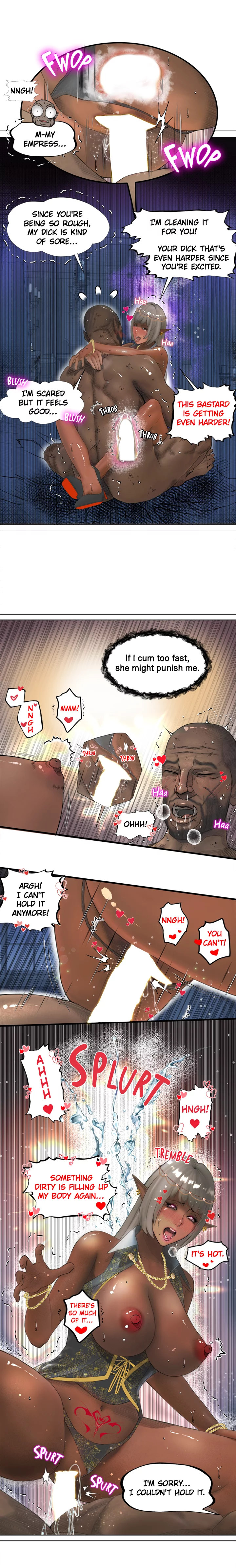 The DARK ELF QUEEN and the SLAVE ORC Chapter 2 Page 4