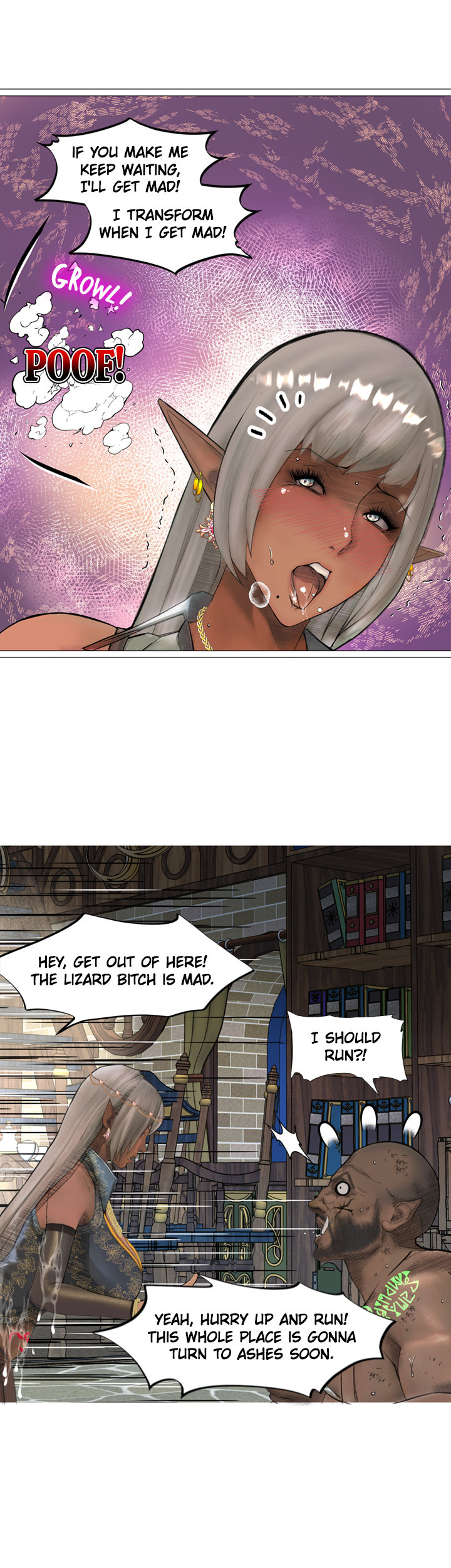 The DARK ELF QUEEN and the SLAVE ORC Chapter 20 Page 29