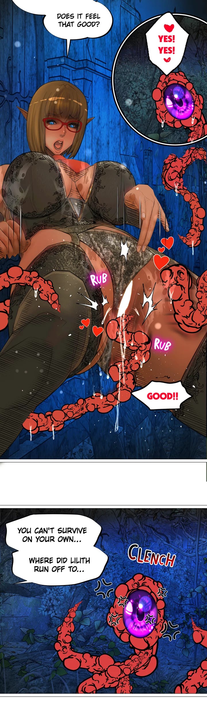 The DARK ELF QUEEN and the SLAVE ORC Chapter 21 Page 18