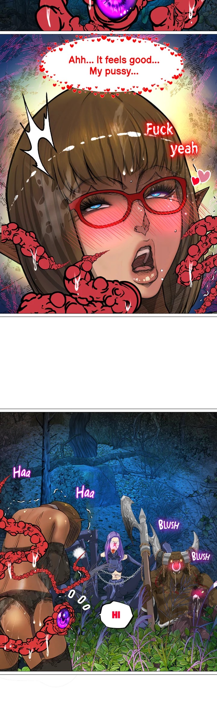 The DARK ELF QUEEN and the SLAVE ORC Chapter 21 Page 24
