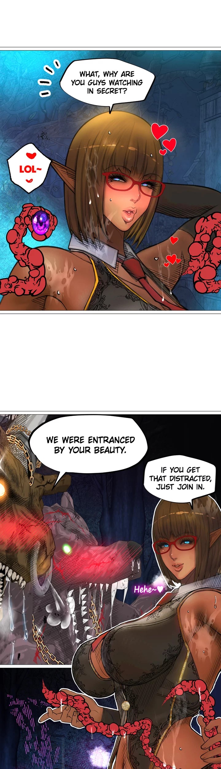 The DARK ELF QUEEN and the SLAVE ORC Chapter 21 Page 25